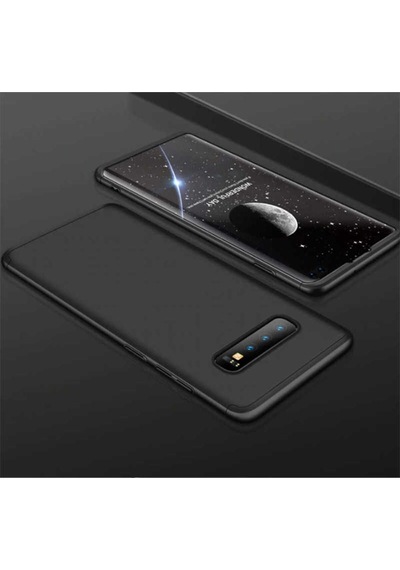 Galaxy S10 Kılıf Zore Ays Kapak Siyah