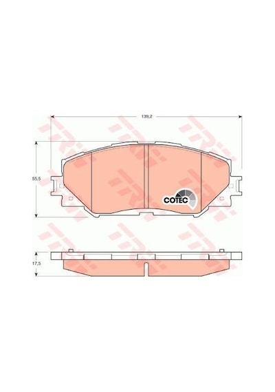 Toyota Corolla 1.6 2006-2013 Trw On Balata Netpar3425 1zr