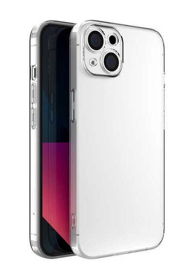 Apple Uyumlu iPhone 15 Kılıf 2 Mm Ultra İnce Şeffaf Silikon Kapak Şeffaf