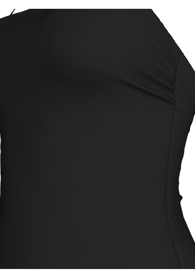 Calvin Klein Kadın Straplez Siyah Tek Parça Mayo-13336 Siyah