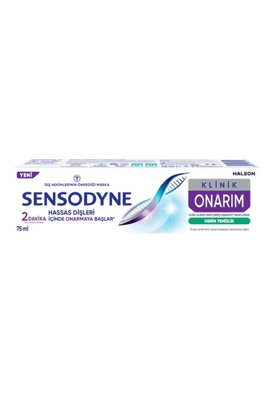 Sensodyne Klinik Onarım Derin Temizlik Diş Macunu 75 Ml - Hassas Dişler İçin 4'li Avantaj Paket Tarı