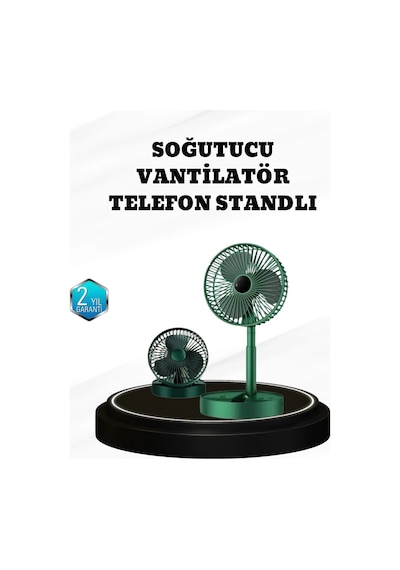 Mey İthalat Taşınabilir Şarjlı Mini Fan Katlanabilir Gövde, 3 Hız Kademesi
