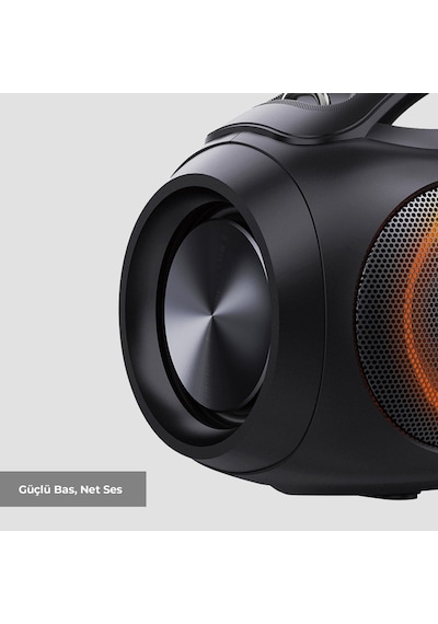 Lecoo DS152 36W Kablosuz Bluetooth 5.1 RGB IPX5 TWS Stereo Boombox Taşınabilir Hoparlör