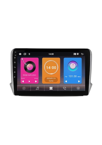 Peugeot 208 Android Multimedya Sistemi 2013-2021 Crv-4420xaa