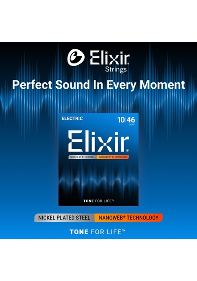 Elixir 010-046 Nanoweb Elektro Gitar Teli 12052