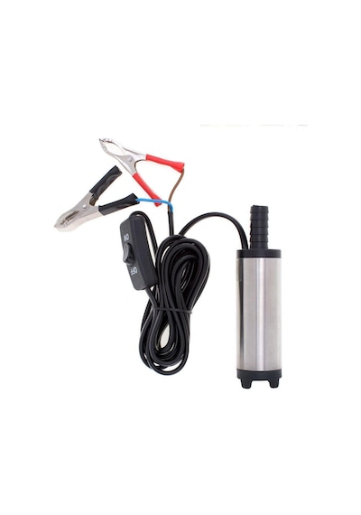 12 Volt Sıvı Transfer Pompası Dalgıç Pompa Mazot - Su - Süt - Sıv