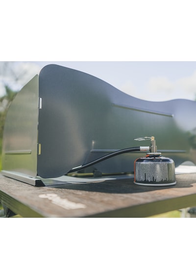 Outwell Heat Diffusion Plate & Windshield Isı Yalıtımlı Portatif Rüzgarlık Gri