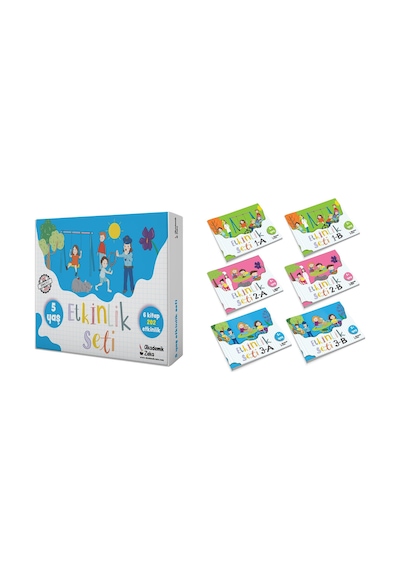 Akademik Zeka 5 Yaş Etkinlik Seti ( 6 Kitap 202 Etkinlik) Akademik Zeka 5 Yaş Etkinlik Seti ( 6 Kitap 202 Etkinlik)