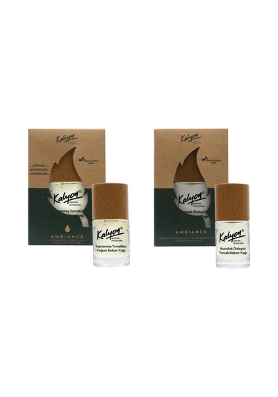 Kalyon Bitkisel Yıpranmış Tırnaklar Yoğun Bakım Yağı 11ml+  Tırnak Bakım Yağı Kenevir Tohumu Yağı 11 Ml