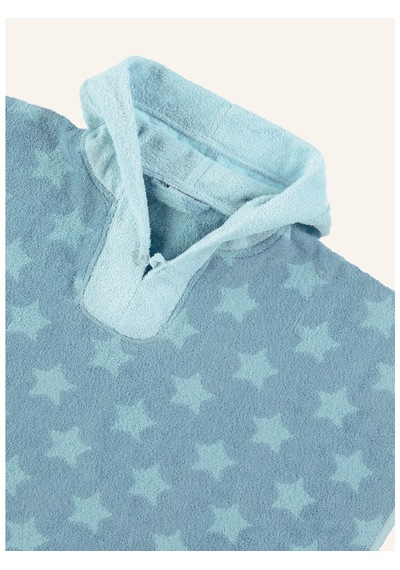 Sterntaler Emmi Bebek Poncho Pamuk Frotte Esel Motifli Kapüşonlu 0 Ay+ Çok Renkli