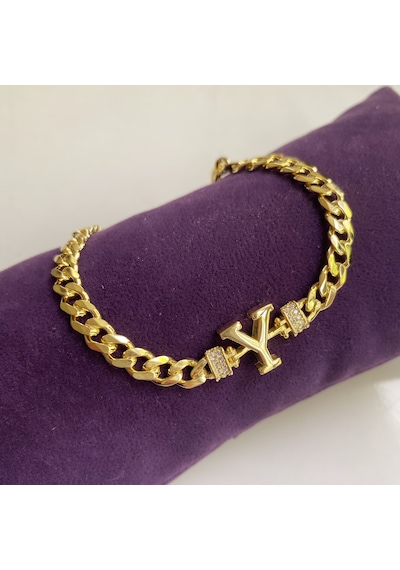 Simurg Jewellery Gümüş Y Harf Bileklik