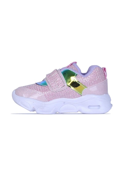 Skuaiter Skuaıter 6800 Cansın Bebe Simli Kız Çocuk Spor Ayakkabı Pembe