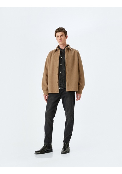 Koton Tapered Fit Kot Pantolon - Joe Jean Siyah 5wam40152ıd Siyah