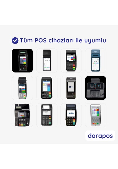 Dorapos 56mm X 14m Termal Rulo 50 Li Paket Yazar Kasa Pos Kağıdı