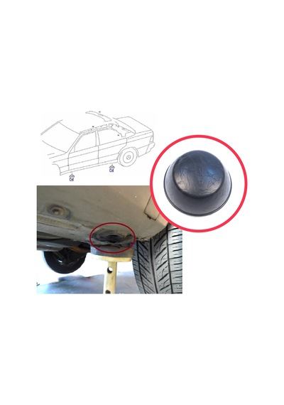 Mercedes 190 W201 1982-93 İçin Kriko Lift Kaldırma Destek Takozu