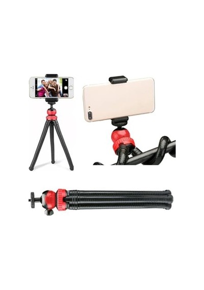 Ayrex Esnek Monopod Tripod Youtuber Yayıncılar Ve Sosya Medya İçin İdeal 30cm Ahtapot 360 Derece Taşınabilir Ayakl Diğer