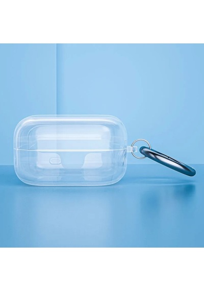 Caseonn Samsung Galaxy Buds 4 Pro Kılıf V2 Askı Aparatlı Transparan Silikon Şeffaf