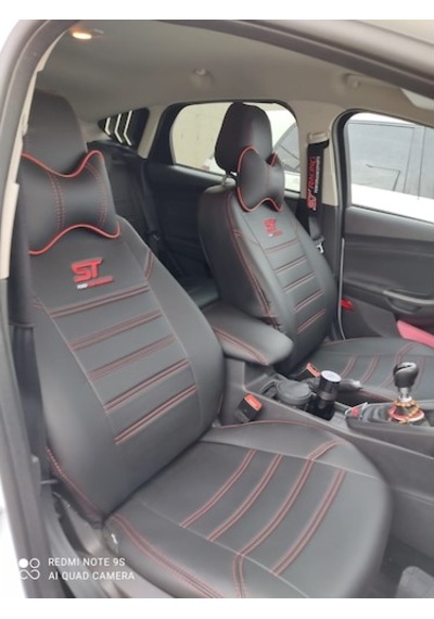 Ford Focus Araca Özel Deri Oto Koltuk Kılıfı (488789195)