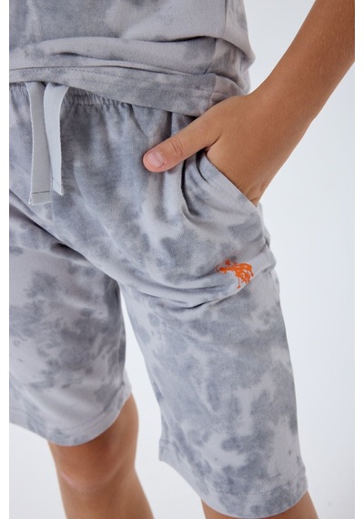 U.s. Polo Assn. Erkek Çocuk Gri Bermuda Takım Us2438-c-v1 Gri