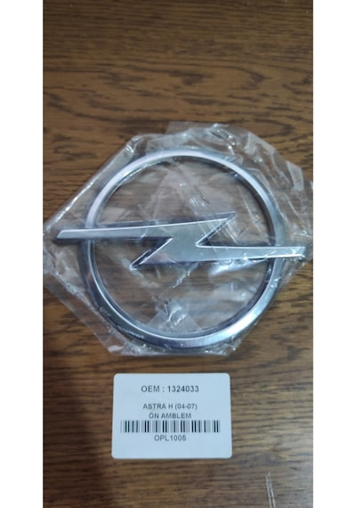 Opel Astra H 2006 Ön Panjur Logo Arma 1324033 Oem 2006 Uyumlu Astra H A Kalite