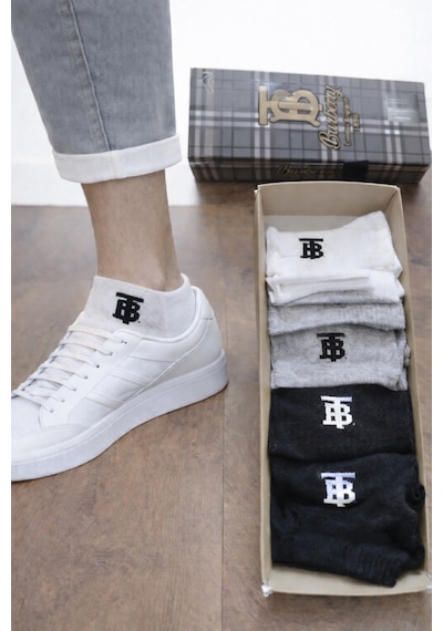 Burberry Unisex 6'lı Çorap ÇoK Renkli