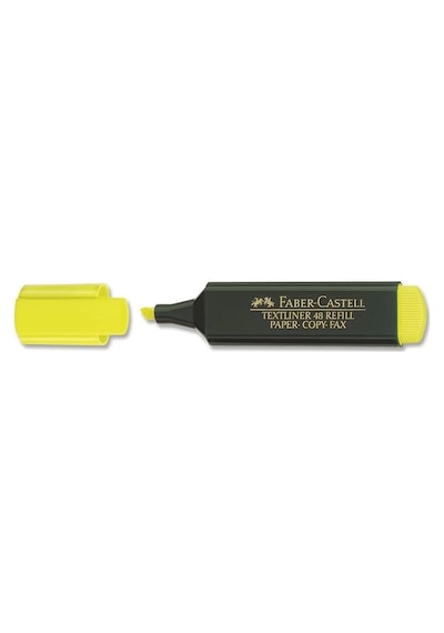 Faber Castell Textliner Fosforlu Kalem Sarı 10 Lu Kutu Çok Renkli