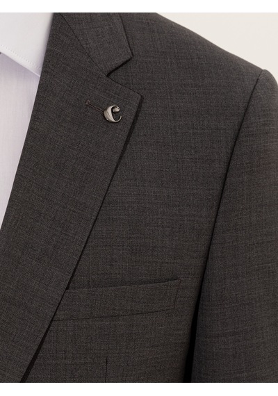 Cacharel Füme Slim Fit Ceket Gri