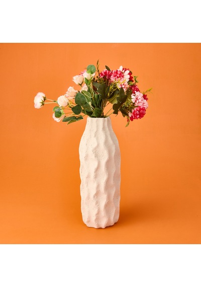 Deco Almeria Vazo - Bej - 35,5 Cm Çok Renkli