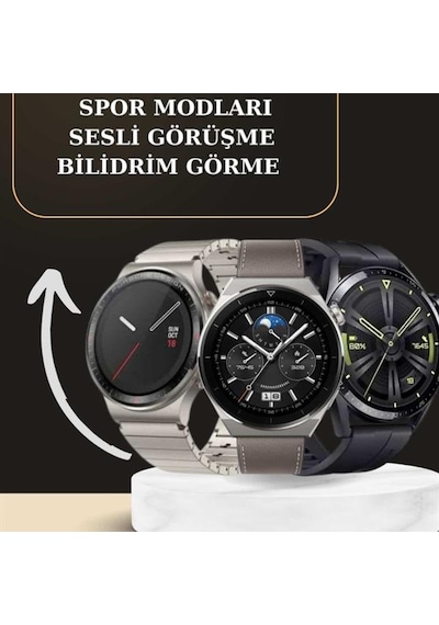 Aynalı Bluetooth Kulaklık Yeni Nesil Akıllı Saat Titreşimli Nabız Ölçer Spor Modları