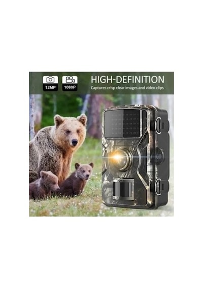Vothoon Fotokapan Kamera 12mp 1080p Doğa Ve Outdoor Gece Görüşlü Kamera Su Geçirmez Diğer