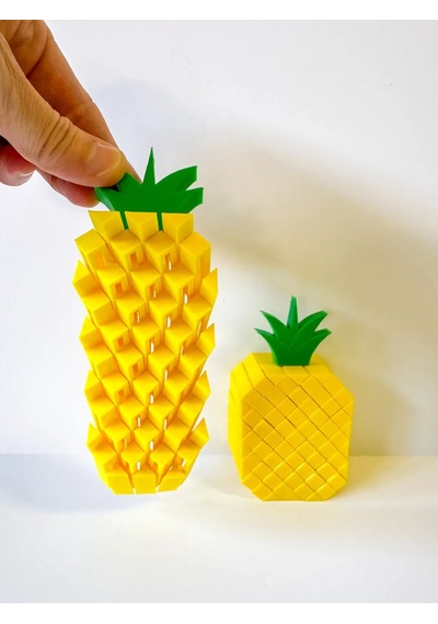 3d Baskı Ananas Fidget Oyuncak - Hareketli Duyusal Masa Oyuncağı, Stres Giderici Puzzle Fidget