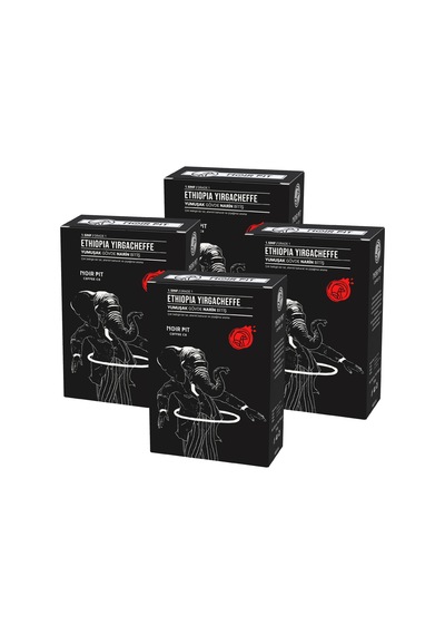 Noir Pit Coffee Co. Ethiopia Yirgacheffe Çekirdek Kahve, 4x250g Diğer