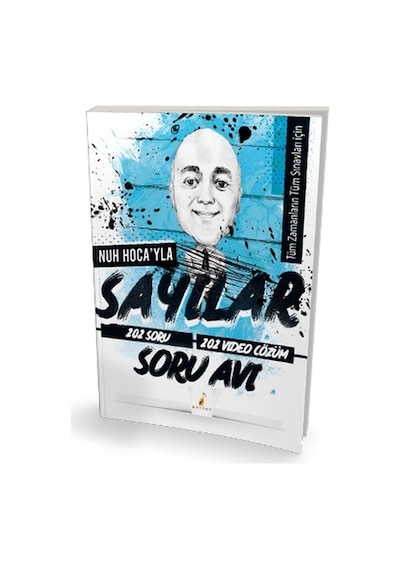 Nuh Hocayla Sayılar Soru Avı 202 Çözümlü Soru  -  Tüm Sınavlar İçin  -  Nuh Hellagün  -  Pelikan Yayınları