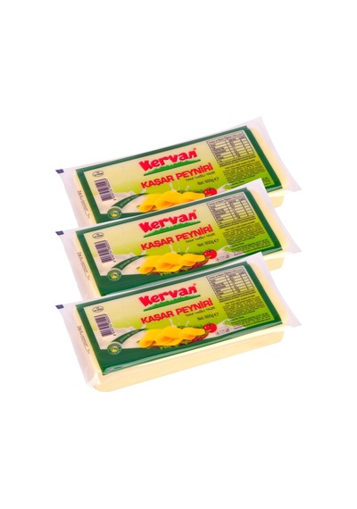 Kervan Kaşar Peyniri 600 Gr X 3 Adet
