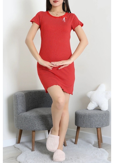 Modi Gecelik Elbise Red - 52358.2161. Kırmızı