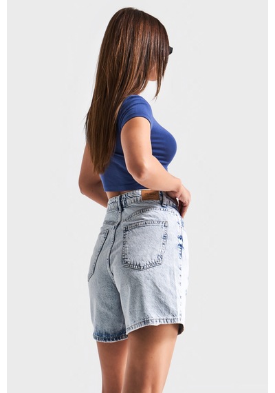 Itsbasic Kadın Mavi Renk Diana 12s5-3 Mom Fit Midi Boy Lazer Detaylı Yırtık %100 Koton Denim Şort Mavi 12s5-3 Itsbasic Kadın Mavi Renk Diana 12s5-3 Mom Fit Midi Boy Lazer Detaylı Yırtık %100 Koton Denim Şort Mavi 12s5-3