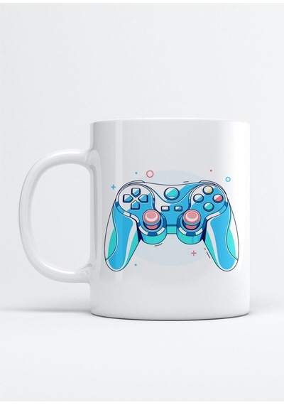 Gamer Kupa Bardak Beyaz