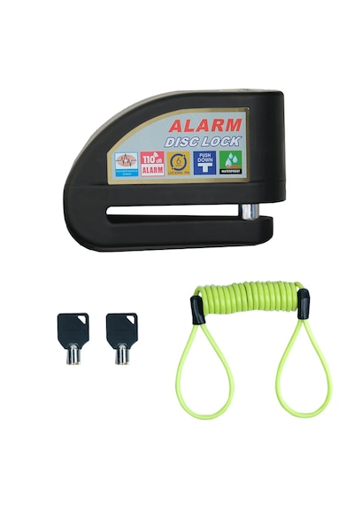 Elektrikli Scooter/ Bisiklet / Motosiklet Fren Disk Kilidi Yüksek Sesli Alarmlı Kilit 110 Db