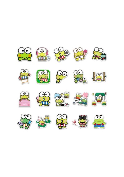 Keroppi Defter Suluk Laptop Notebook Tablet Telefon Kılıf Sticker Seti