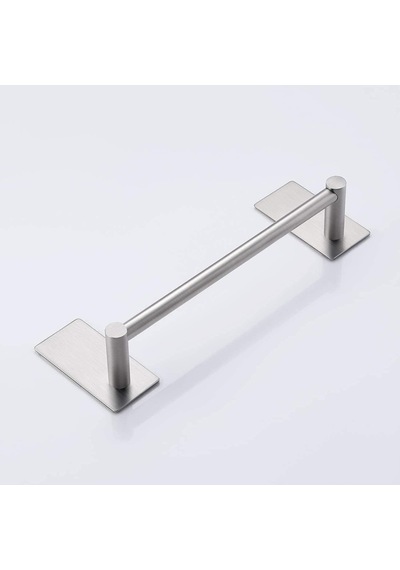 Paslanmaz Çelik 30cm Havluluk/askılık - Havlu Askısı - Kendinden Yapışkanlı - İnox İnox Satineli