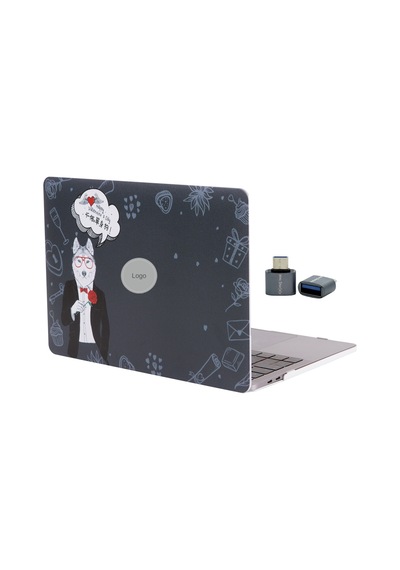 Macbook Pro Kılıf 13inç M1-m2, Dog01nl Type-c Model A2338 A2289 A2251 A1706-08 A1989 A2159 İle Uyumlu Açık Mavi