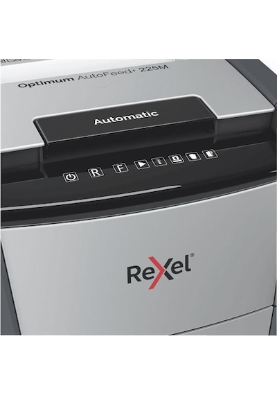 Rexel Optimum AutoFeed + 225M Otomatik Mikro Kesim Evrak İmha Makinesi