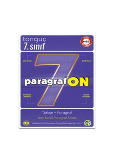 Tonguç Akademi 7. Sınıf Paragrafon Soru Bankası