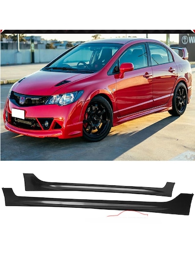 Honda Civic 2006-2007-2008 Fd6 Plastik Boyasız Yan Marşpiyel