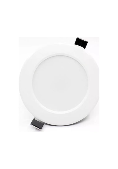 6 Watt Slim Yuvarlak Panel Led Spot Armatür Driverli - Beyaz