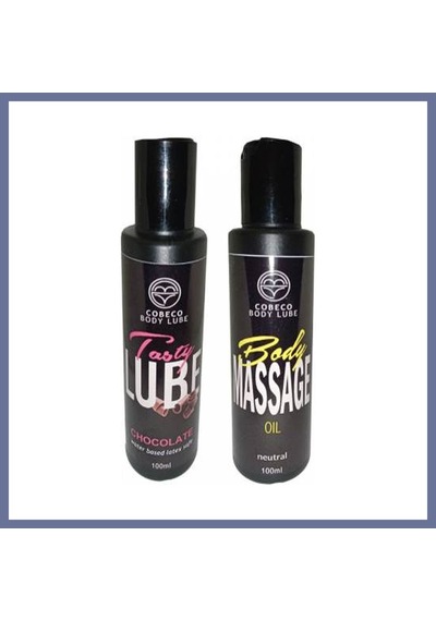 Bezos Cobeco Chocolate Tasty Lube&body Massage Oil Çikolata Aromalı 100ml Ve Vücut Masaj Yağı 100ml Dlra
