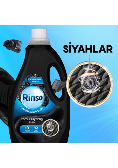 Sıvı Çamaşır Deterjanı Komple Bakım Serisi Kömür Siyahlığı Siyahlar 2.5 L