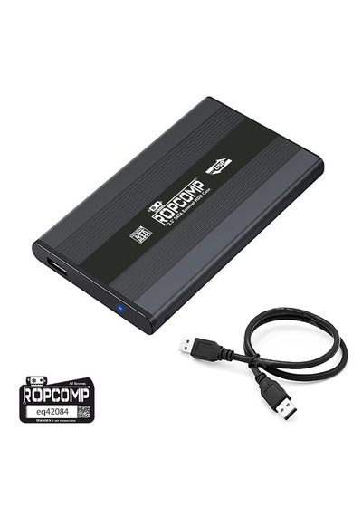 Ropcomp 2.5" Usb 2.0 Sata Harici Harddisk Kutusu Metal