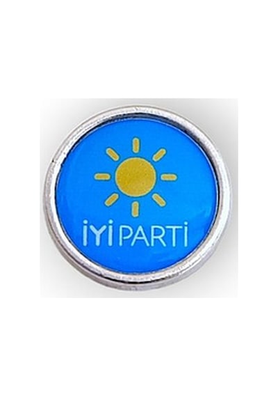Yörük Tasarım Iyi Parti Damla Mineli Yaka Rozeti Gümüş