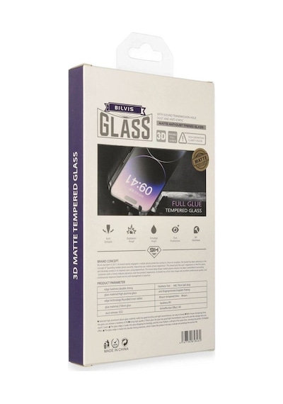 Apple İphone 15 Pro Max Bilvis 3d Mat Cam Ekran Koruyucu Tam Uyumlu